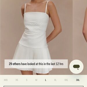 Meshki Rylee Multi Pleat Mini Dress